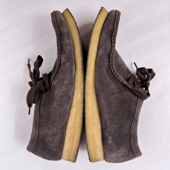 New Republic Brown Suede Lace Up Moc Toe Crepe Sole Mens Chukka Boots 9.5 42.5 main image 5